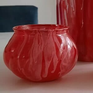 Waxinelichtje rood/roze